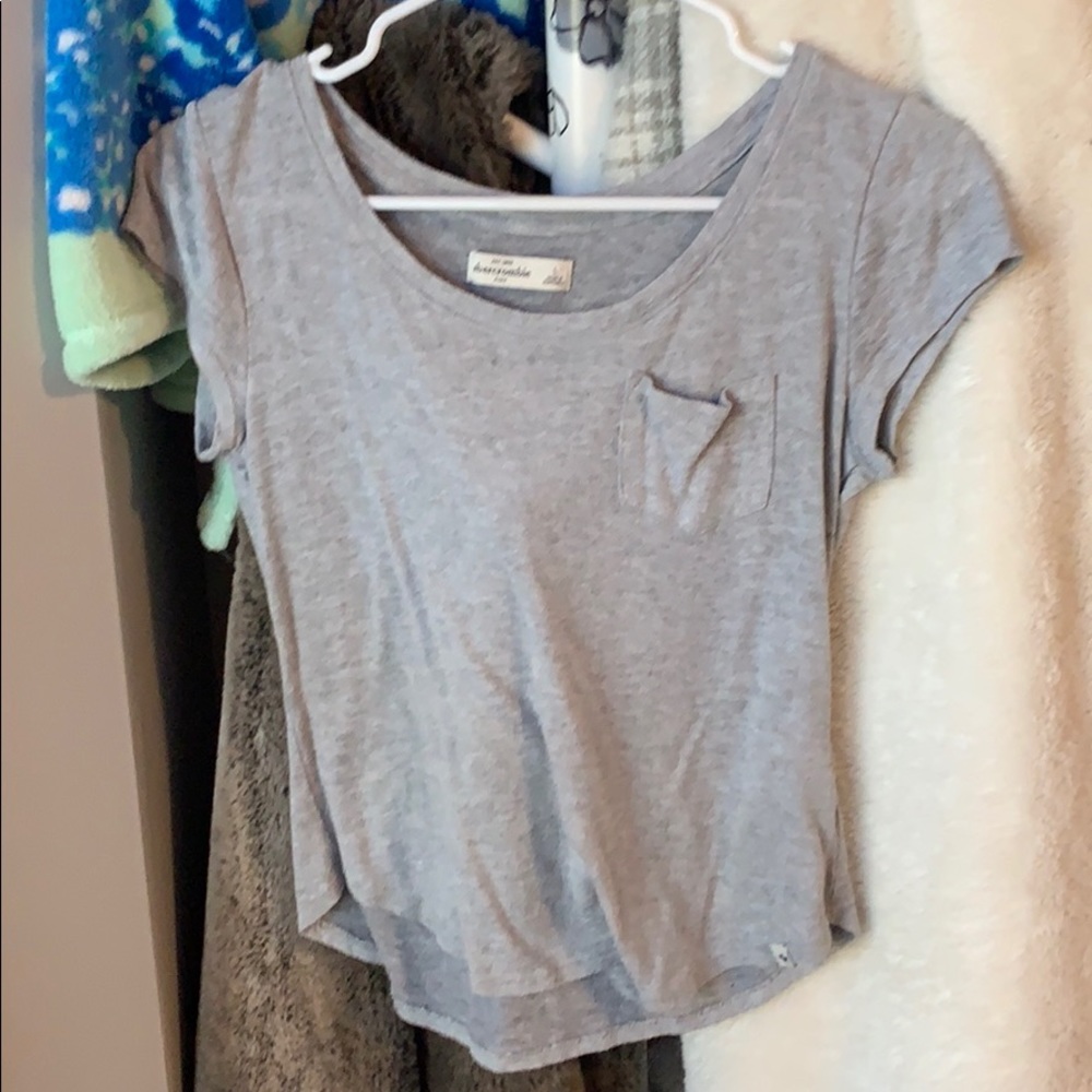 Grey Abercrombie kids shirt